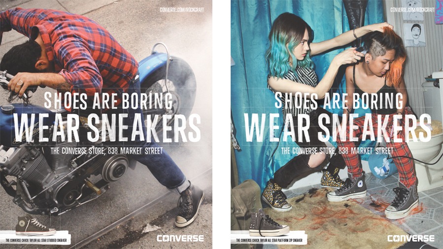 Converse shelter-size dioramas