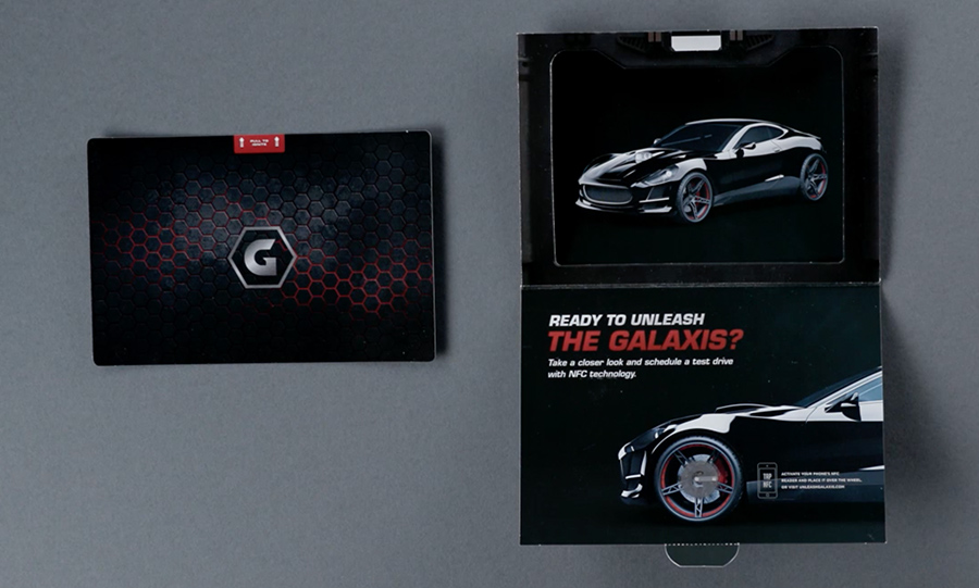 USPS book spread with interactive mailer 3