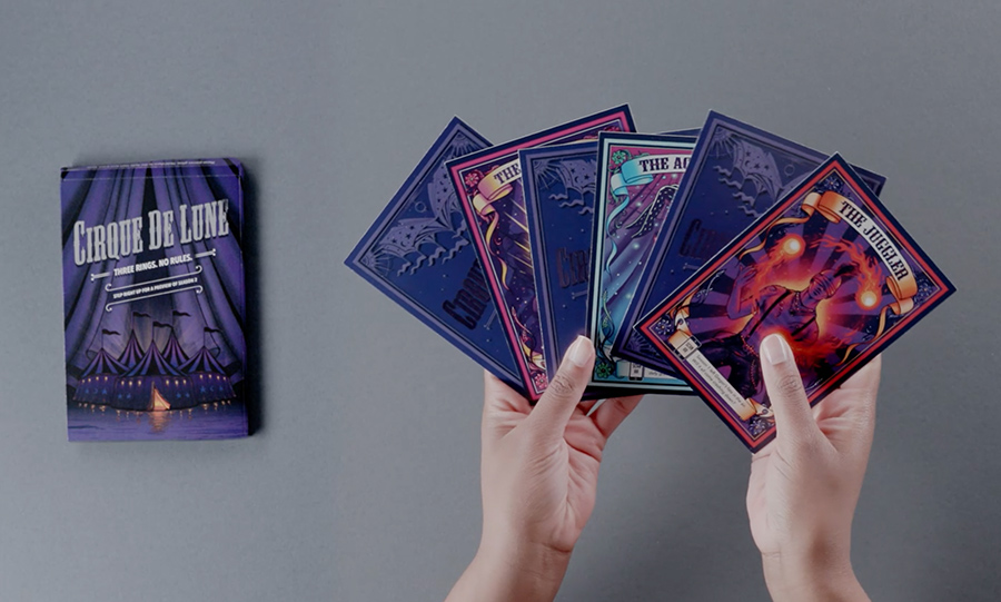 Tarot card interactive mailer 2