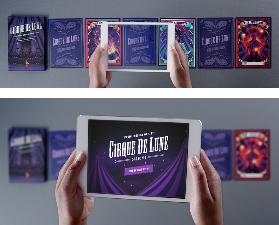 Tarot card interactive mailer 3