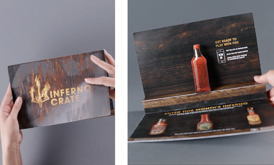 Hot sauce pop-up mailer 2