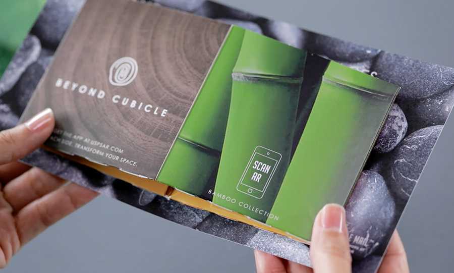 Die-cut mailer with 3D box 3