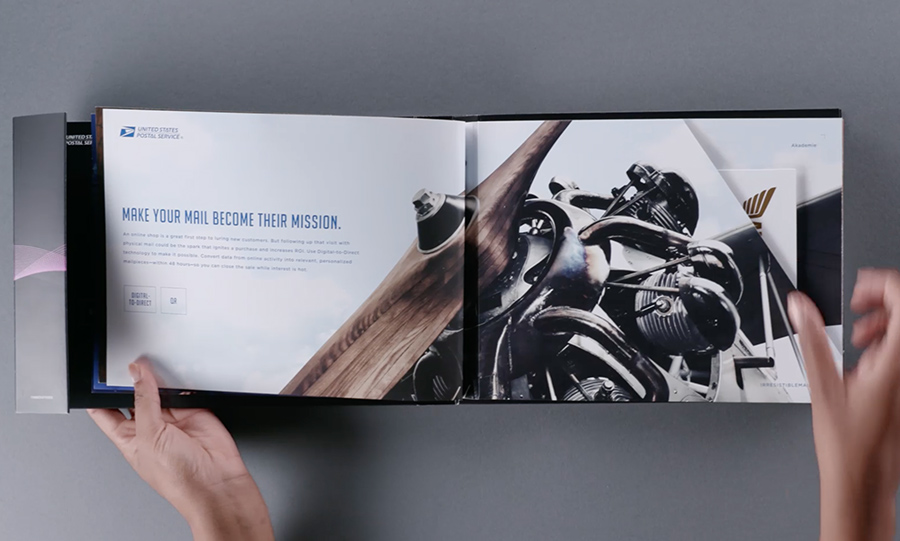 Vintage plane footage mailer 1