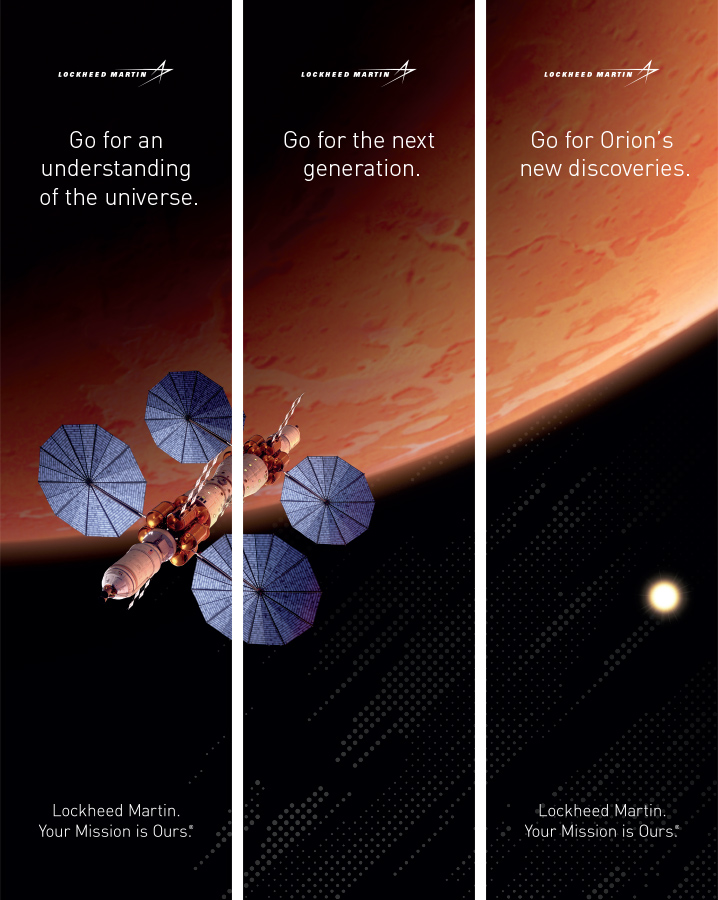 Lockheed Martin pylon faces