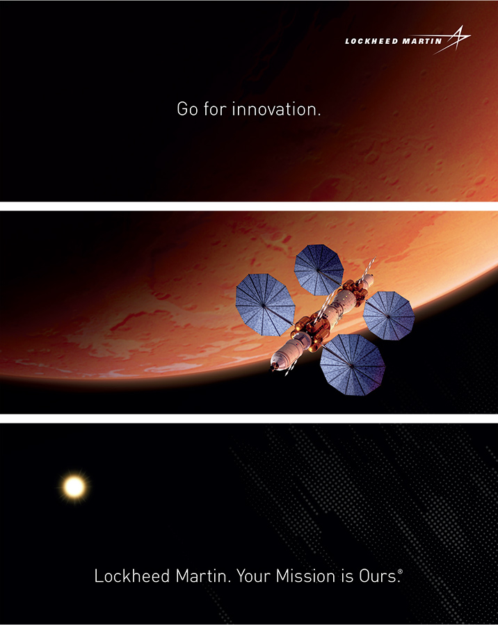 Lockheed Martin floor graphics