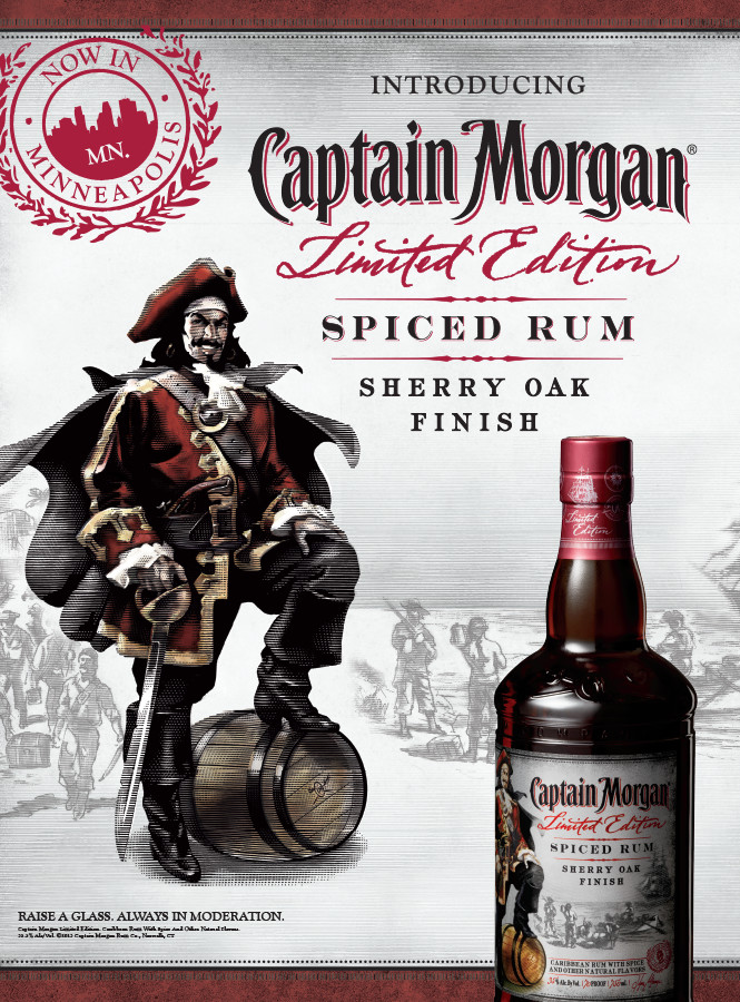 Captain Morgan spiced rum creative