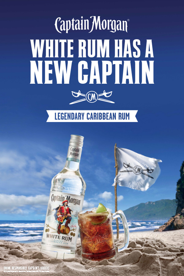 Captain Morgan bus wrap