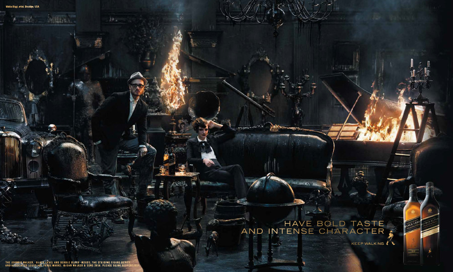 Johnnie Walker print spread