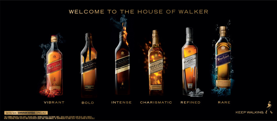 Johnnie Walker digital displays