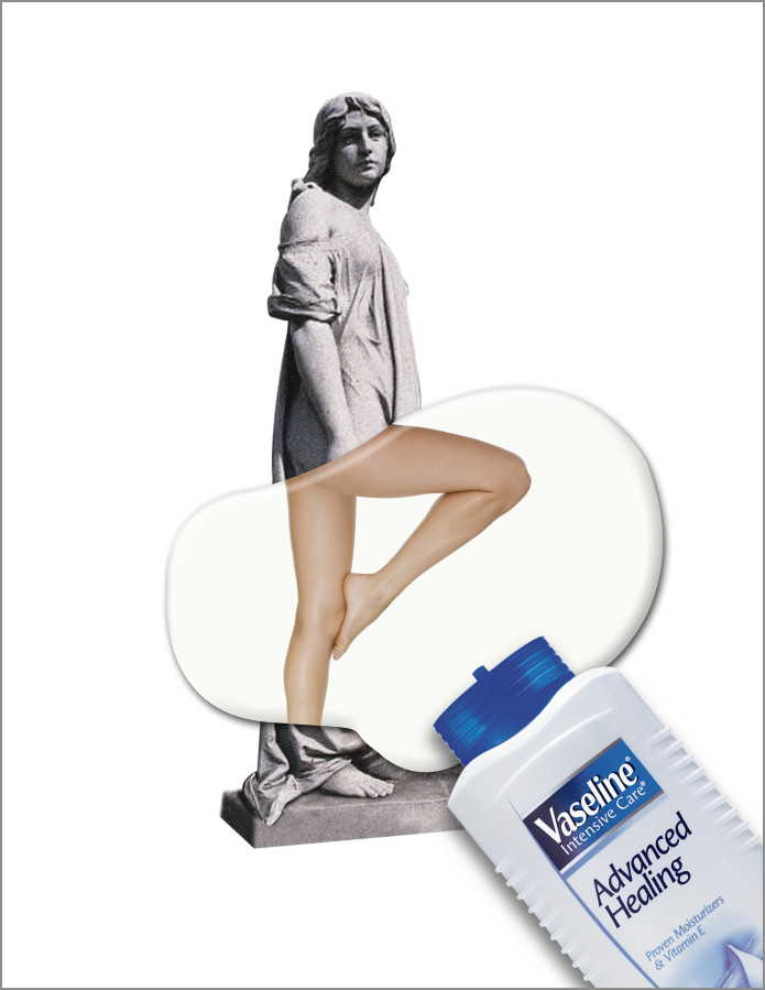 Vaseline Intensive Care statue concept