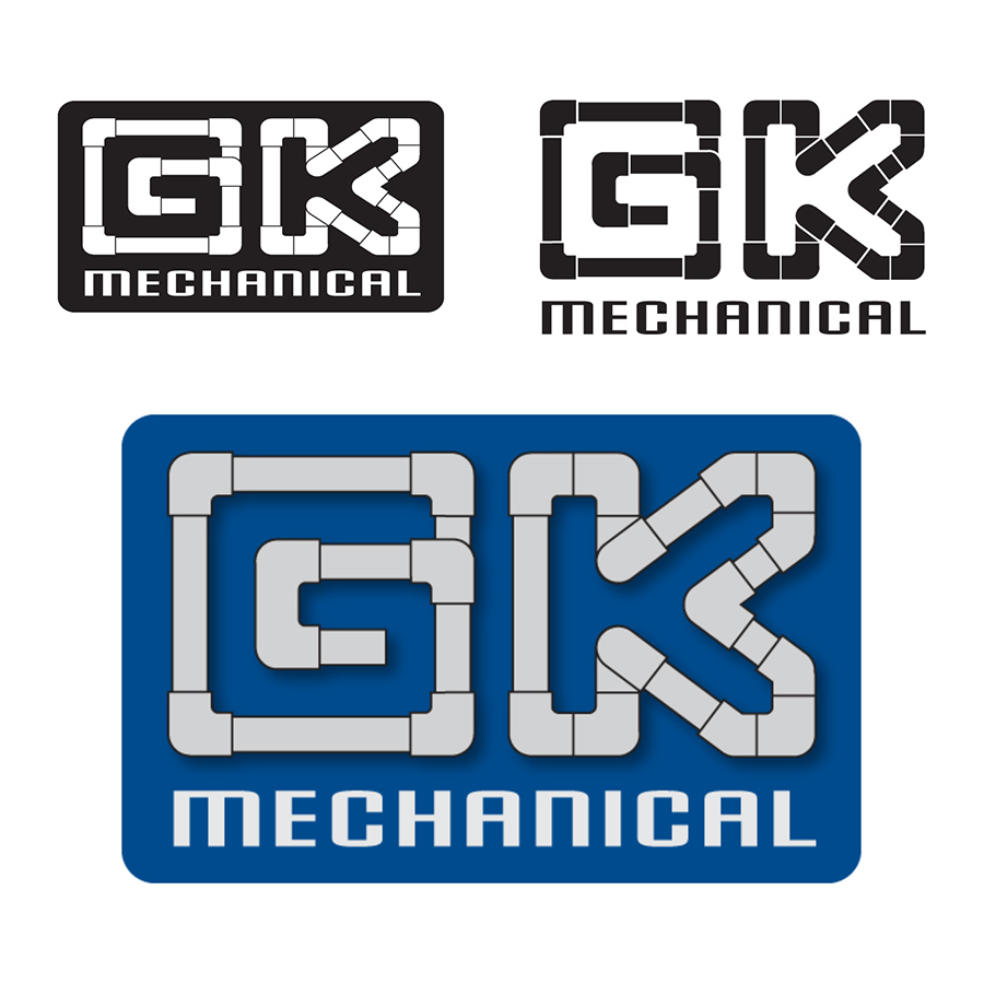 GK Mechanical plumbing engineering logo